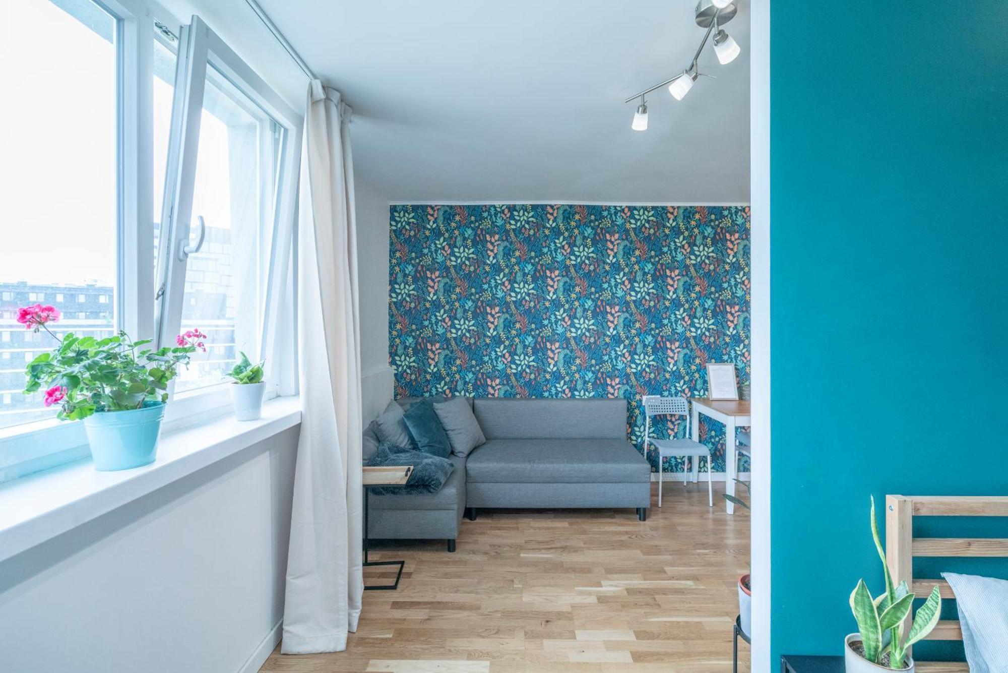 Green Studio In The City Center Of Wroclaw Bagian luar foto
