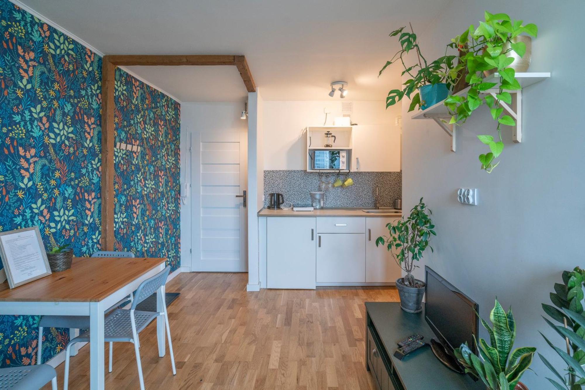 Green Studio In The City Center Of Wroclaw Bagian luar foto